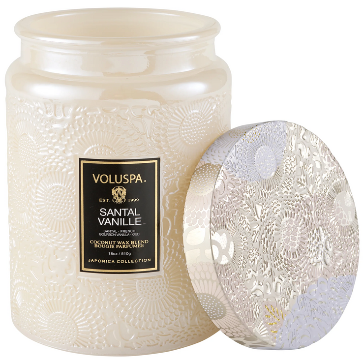 large jar candle | santal vanille