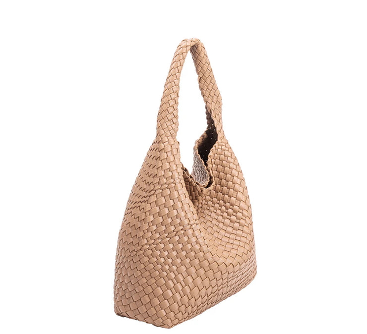 johanna woven shoulder bag