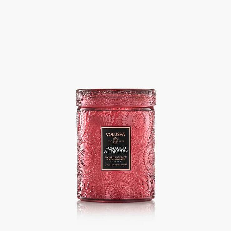 small jar candle | foraged wild berry