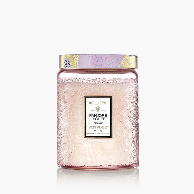 large jar candle | panjore lychee