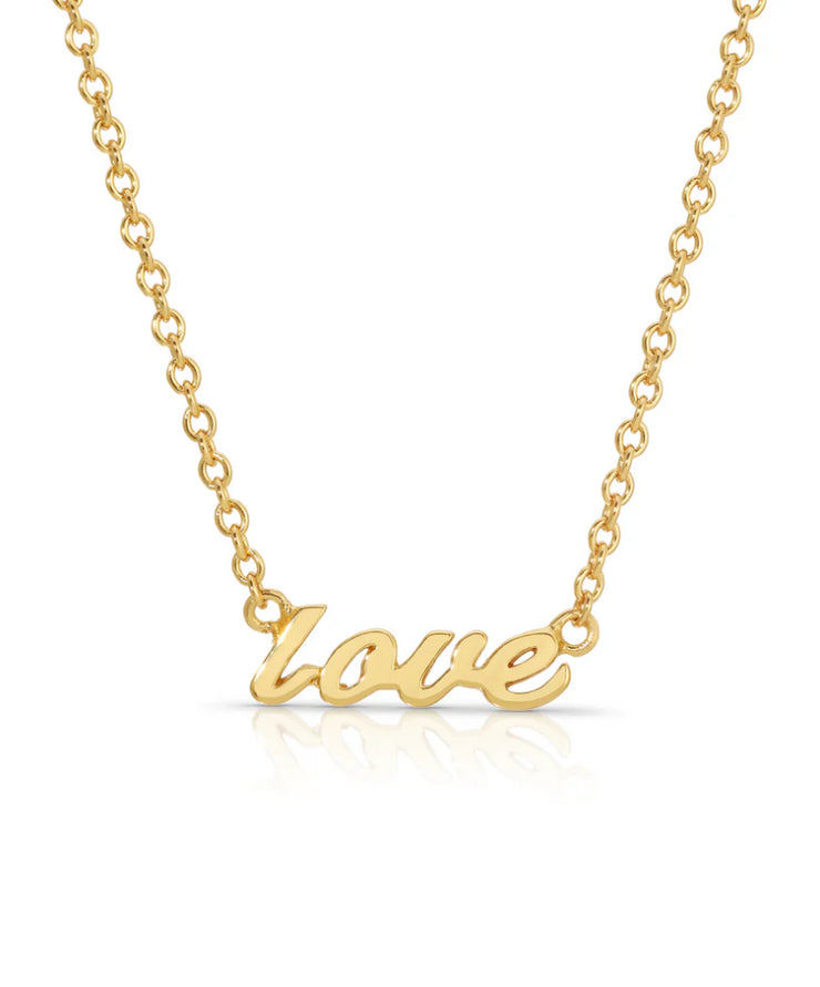 love script necklace
