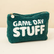 game day teddy pouch