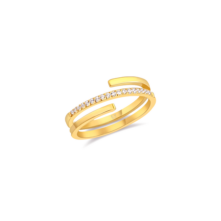 giselle dainty spiral ring