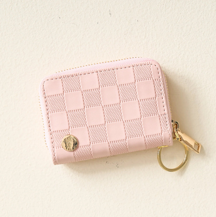 zip around wallet | blush