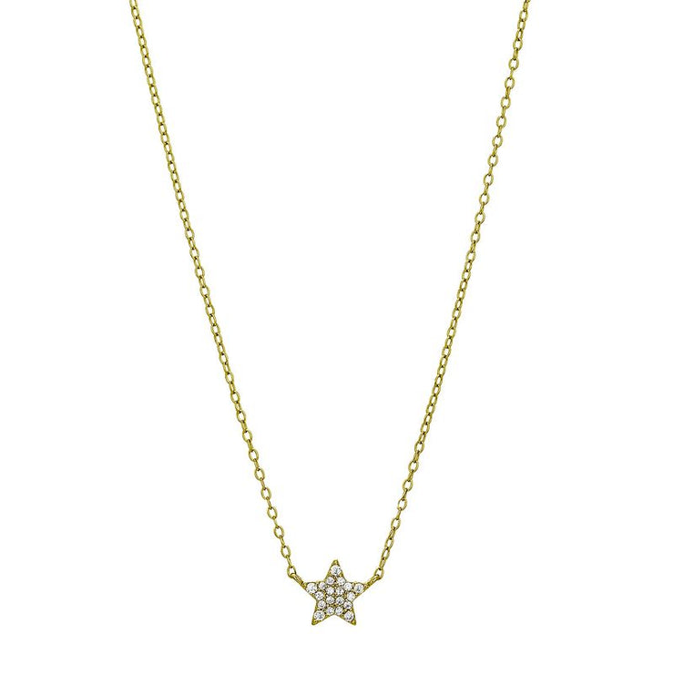 star necklace | gold