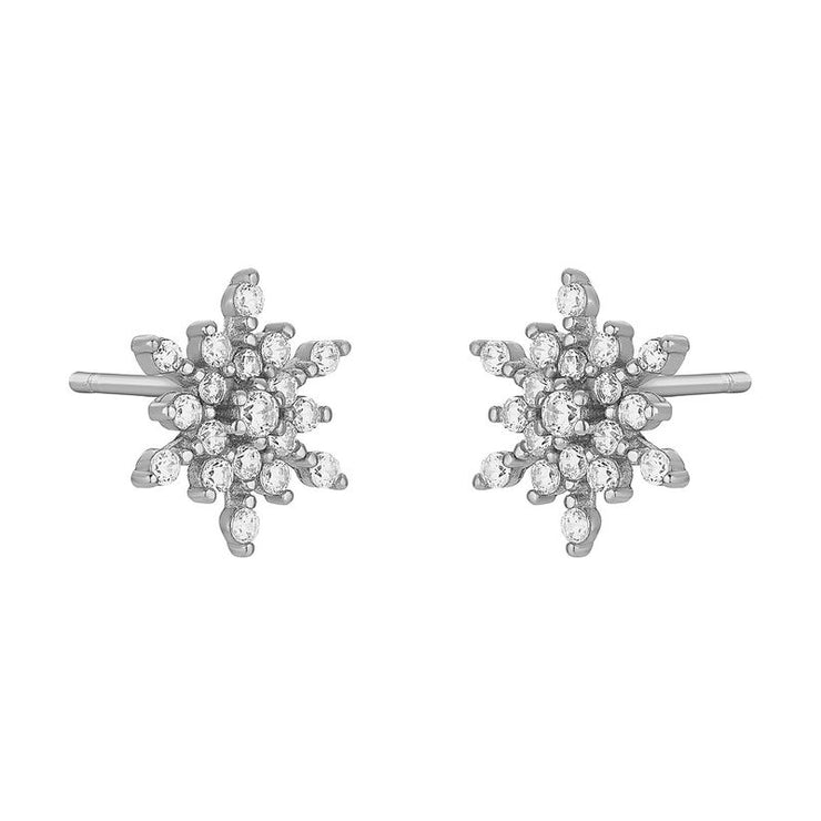 elsa snowflake studs | silver
