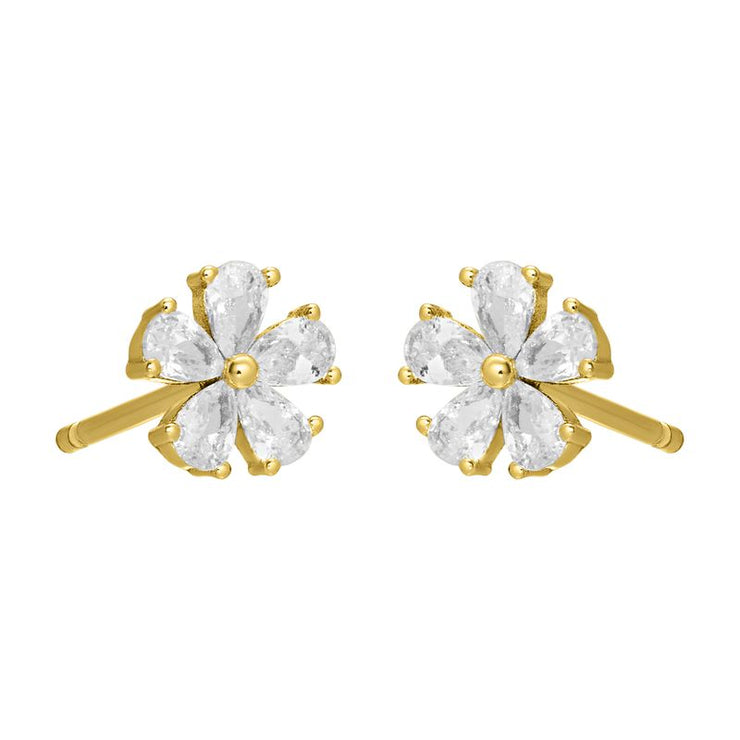 daisy studs | gold