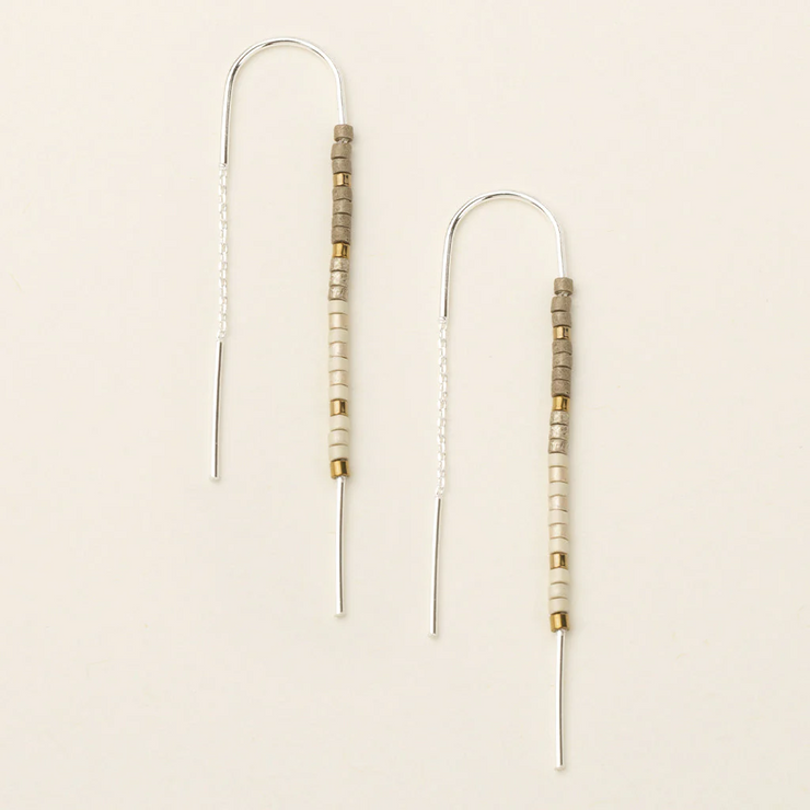 chromacolor miyuki thread earrings