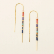 chromacolor miyuki thread earrings