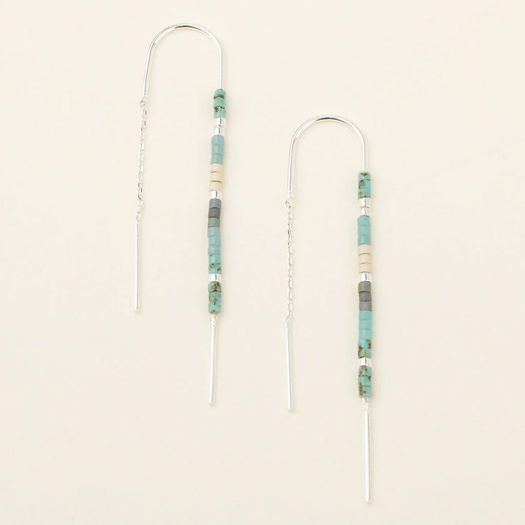 chromacolor miyuki thread earrings