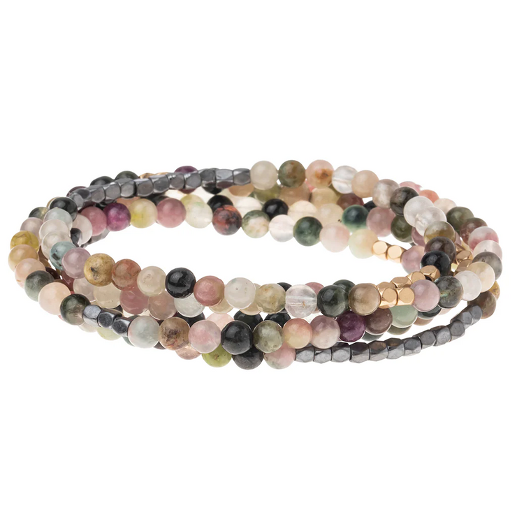 stone wrap bracelet + necklace | stone of healing