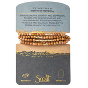 stone wrap bracelet + necklace | stone of renewal