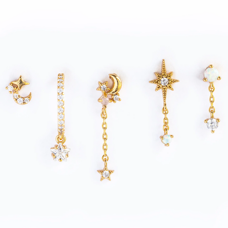 twinkle opal earring set