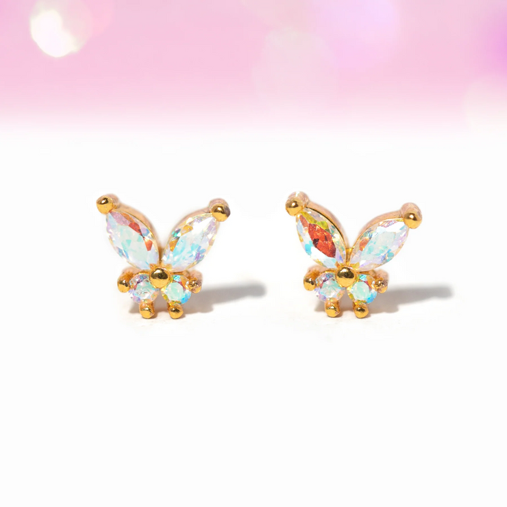 iridescent mari studs