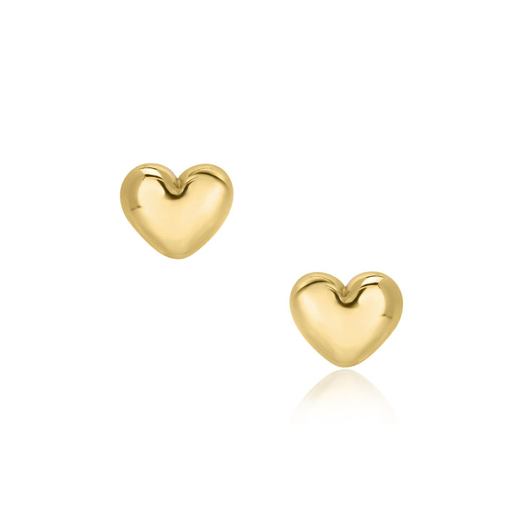 charlotte mini heart studs