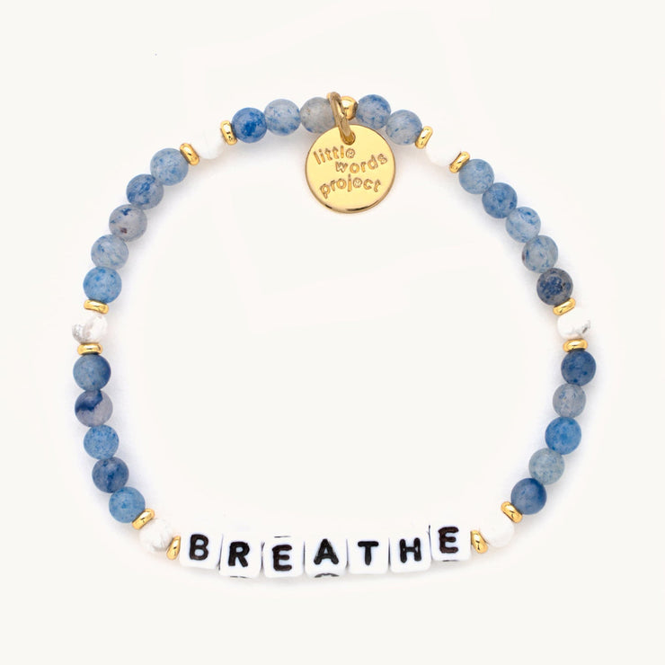 letter bead bracelet | breathe