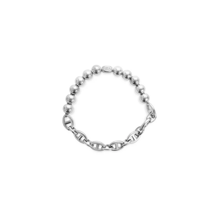 ball + chain mariner link bracelet - 8mm