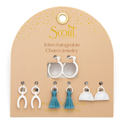 interchangeable charm earring