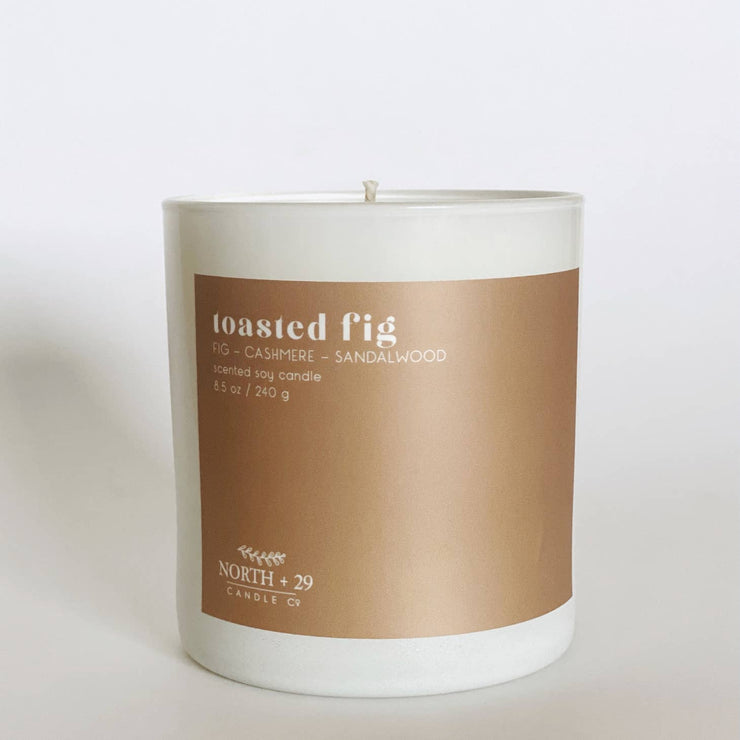 handpoured soy candle | toasted fig