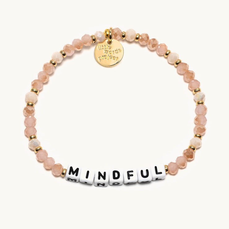 letter bead bracelet | mindful