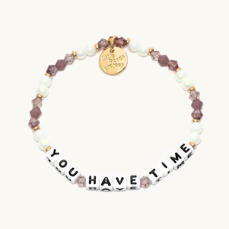 letter bead bracelet | you have time