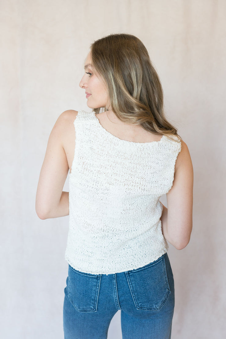 travel slow sweater tank