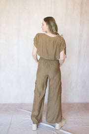 light a fire ruched top