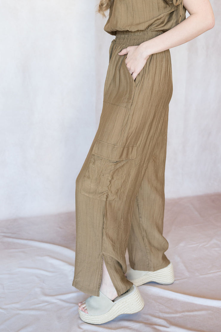 light a fire crinkle cargo pant