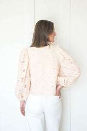 evie eyelet top