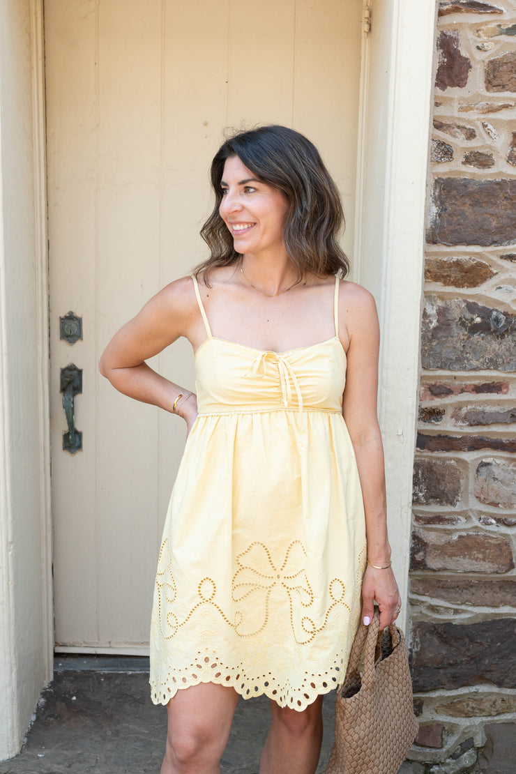 amelia eyelet dress