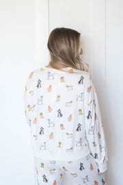 elle pup halloween long sleeve top