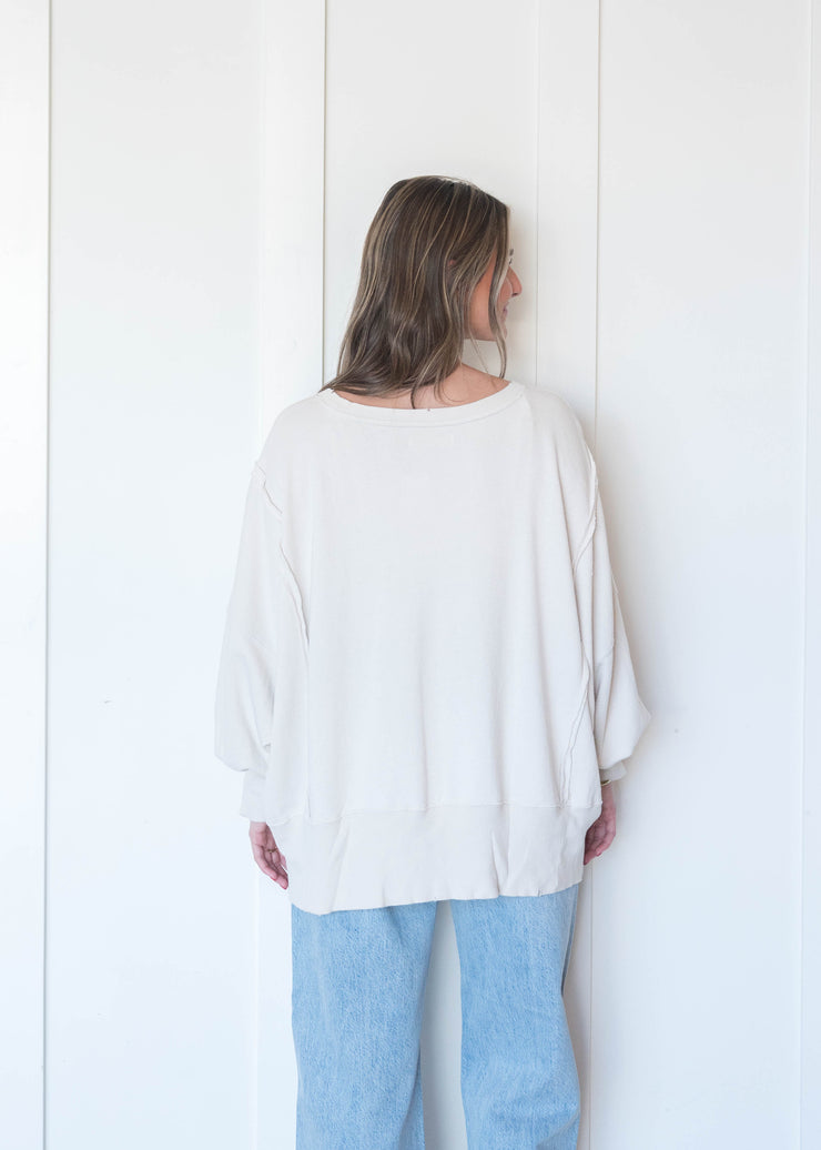 highland cow graphic camden pullover