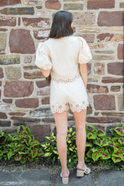 lily eyelet top