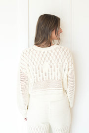 rue crochet sweater