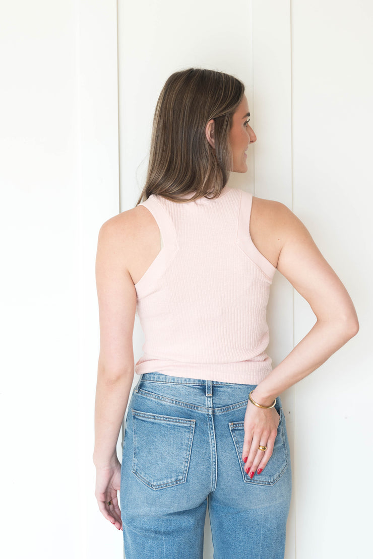 player racerback rib tank