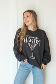 oversized martini sweatshirt