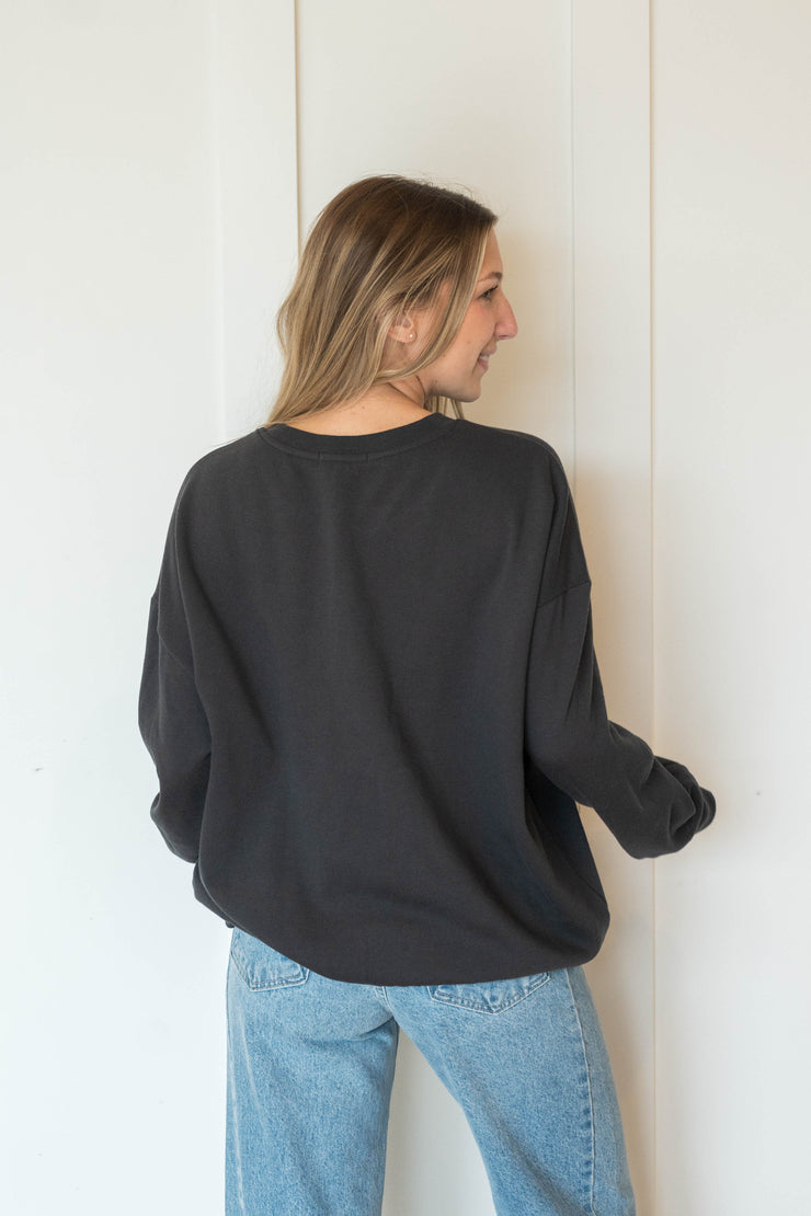 oversized martini sweatshirt