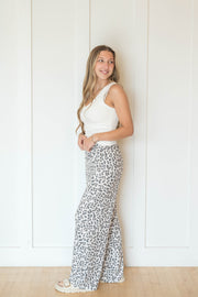 luxe leopard pant