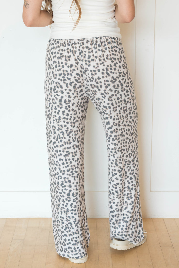 luxe leopard pant