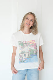 amalfi coast graphic tee
