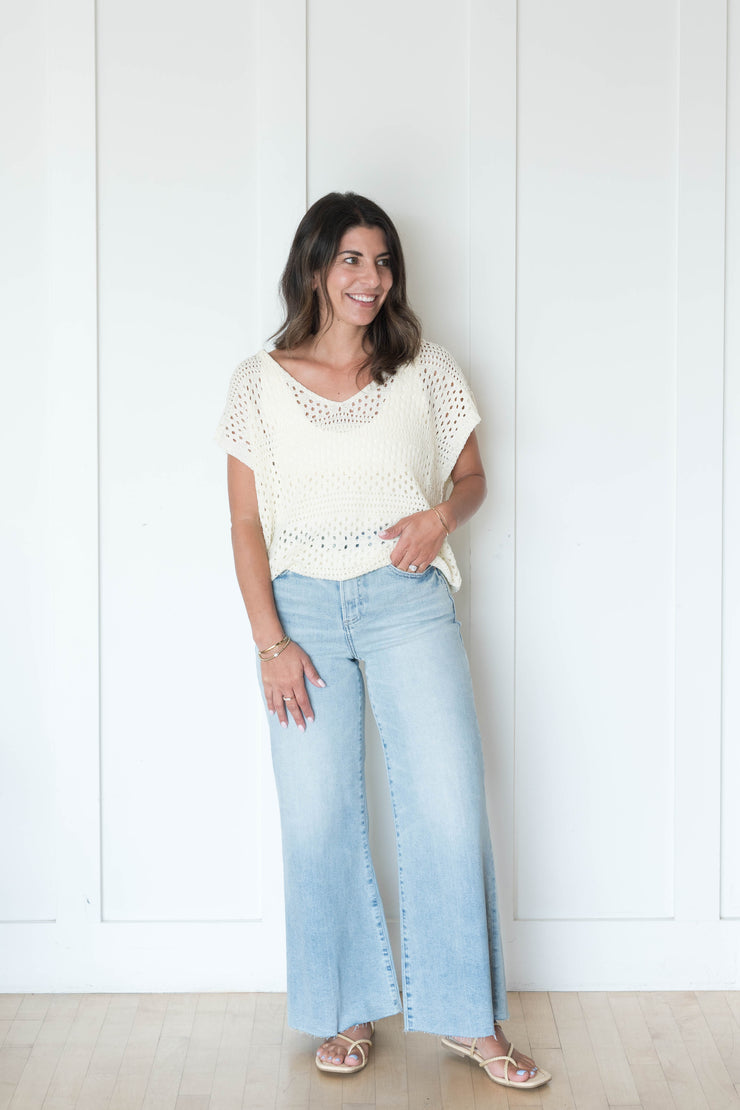 lennon crochet sweater