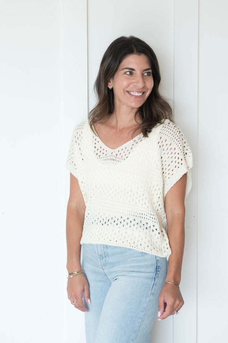lennon crochet sweater