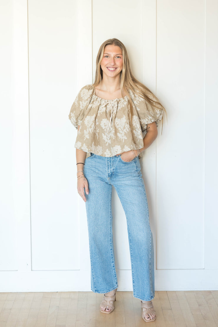 emmy puff sleeve top