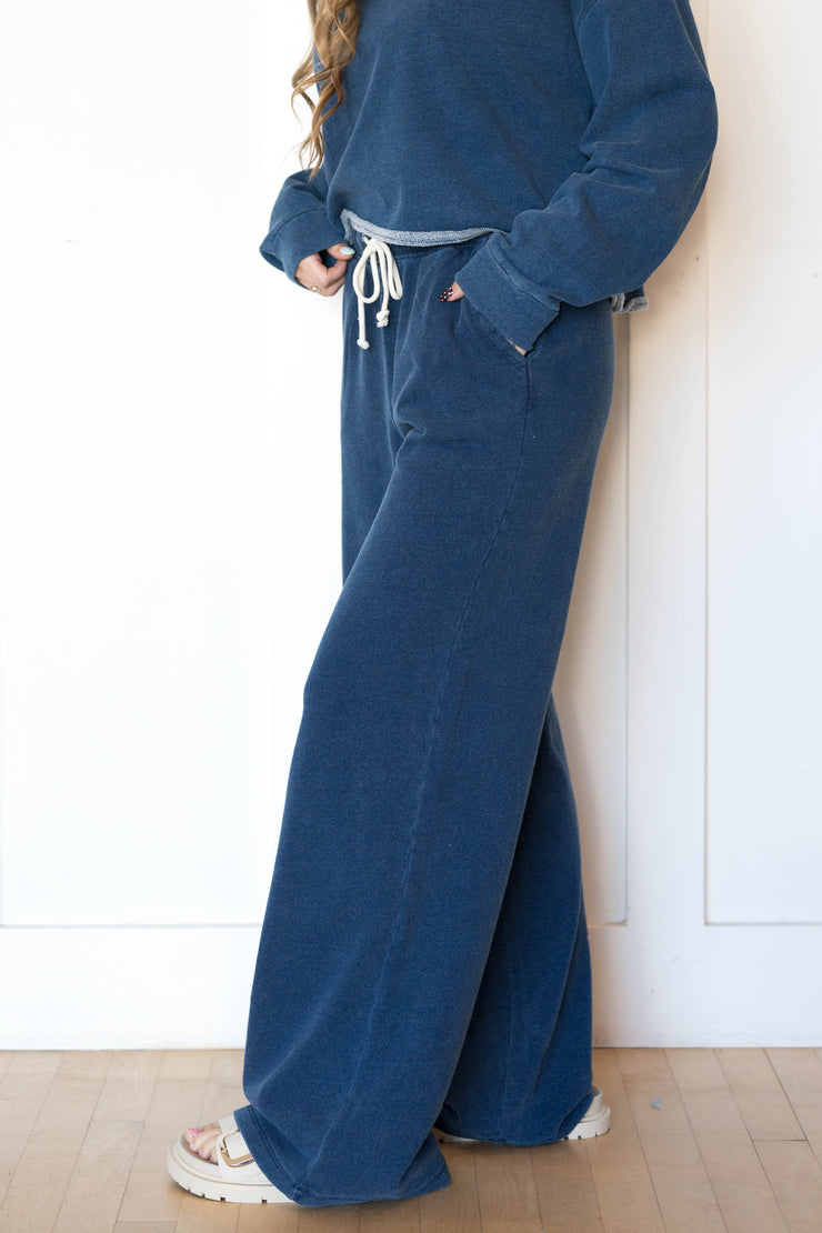 hunter knit denim pant