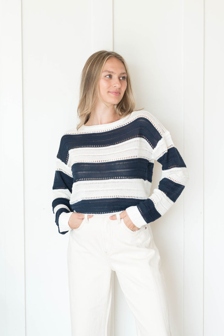 lucia striped sweater