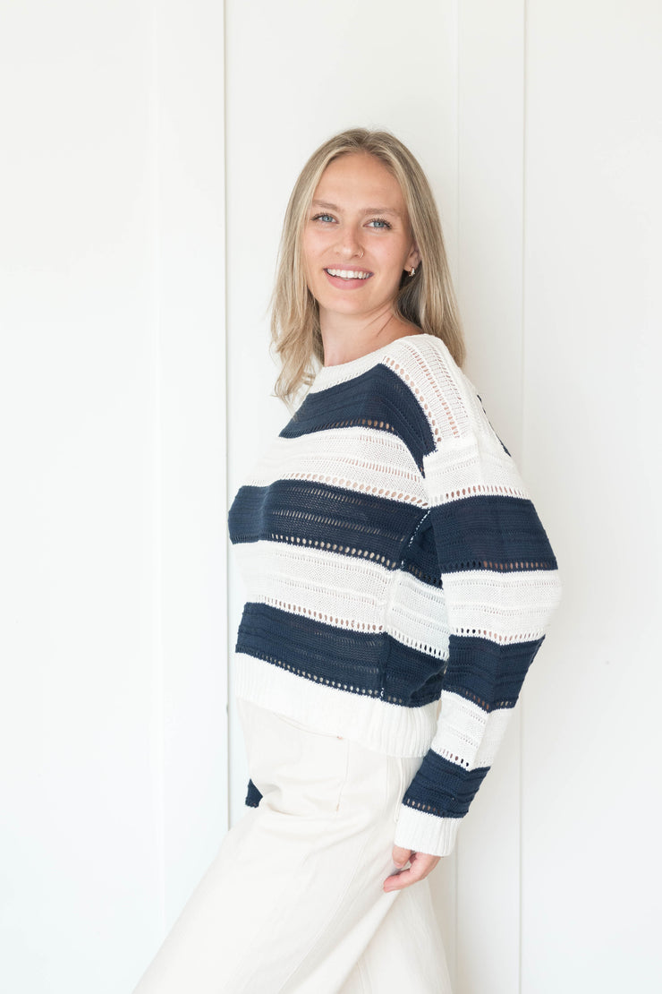 lucia striped sweater
