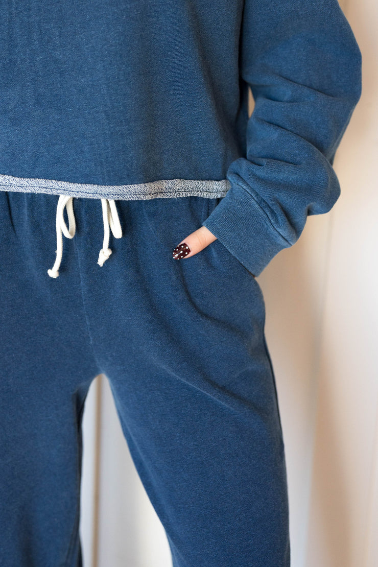 hunter knit denim pant