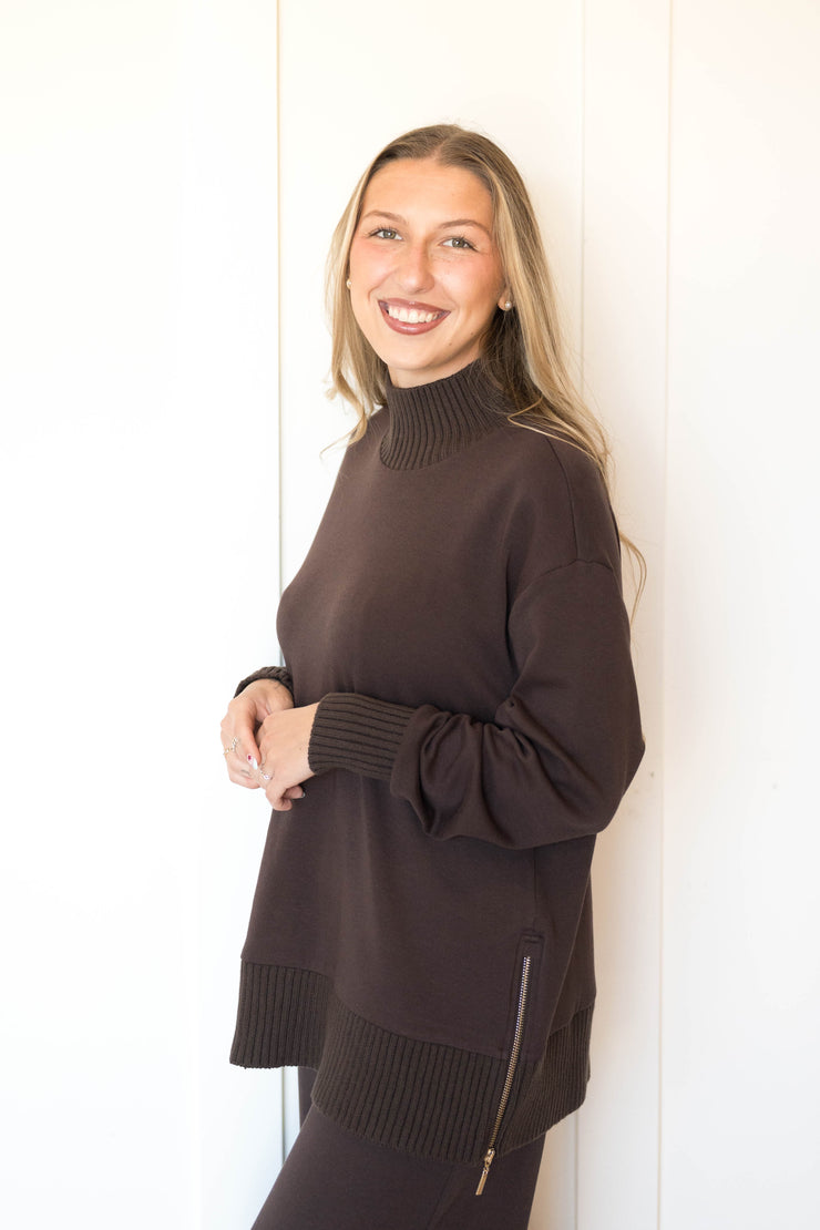 sable rib sweatshirt