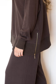 sable rib sweatshirt