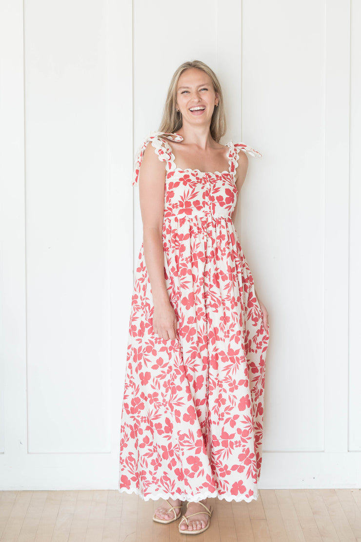 de la luna midi dress